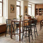 Zuo Stenger Barstool - Black - Set of 2-Assembly required