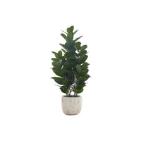 Monarch Specialties 31" Artificial Indoor Garcinia Tree - Floor - White Cement Pot-31" tall indoor artificial Garcinia Tree in a 7" pot adds an eye pleasing pop of greenery to any floor or surface in your home or office