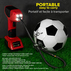 Bullseye Rechargeable Tire Inflator - Black-ABS Plastic, Aluminum, Zinc-alloy