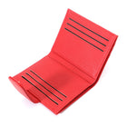 Champs Iconic Snap Cardholder - Red-Back zip pocket