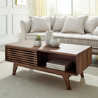 Modway Render Coffee Table - Walnut-Wood Grain Laminate