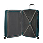 American Tourister Surftime Spinner - Large - Metallic Teal-Multi-stage pull handle allows you to customize the height for a more comfortable experience.