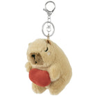 Merangue Capybara Puff Keychain-Easy to attach to bags, backpacks, or keyrings
