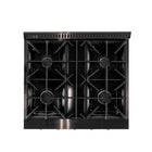 Kucht 30" KEG Series Pro Style Gas Range - Gemstone -Heavy-duty cast-iron cooking grates deliver serious heat and allow cookware to be moved between burners without lifting