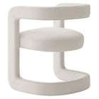 Modway Winslow Barrel Performance Velvet Dining Chair - Alabaster-8