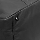 Champs Onyx Duffle Bag - Black-Trolley strap with back zipper pocket