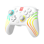 Turtle Beach Afterglow Wave Wireless RGB Gaming Controller for Nintendo Switch 2 - White-TMR thumbsticks deliver smooth, accurate gameplay