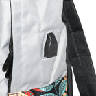 Nicci Floral Backpack 3-Piece Set - Grey-Zipper main closure