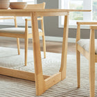 Modway Solara 71" Rectangle Wood Dining Table - Natural-U Shaped Legs