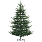 HOMCOM 7.5' Artificial Christmas Tree with Hinge Design - Green-Pine-style tree in wide shape provide a lush and natural look 