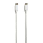 NXT Technologies 6 ft Braided USB-C Cable - White-6' braided cable resists snags and tangles