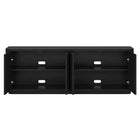 Hudson&Canal Easton TV Stand for TV's up to 75" - Black Grain-Clean with a soft, dry cloth and no harsh chemicals or abrasive cleaning materials