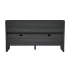 Manhattan Comfort Linda 60" Modern 4-Door Sideboard - Charcoal Gray-30 Day Limited Manufacturer's Warranty