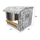 Bankers Box At Play Playhouse - Lemonade Stand-Hands-On Learning: Operable windows and doors provide hours of interactive play. Unleash your child’s imagination and enhance hand-eye coordination as they colour within the lines interact with the functional door and window