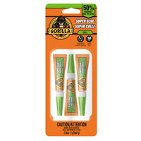 Gorilla Super Glue Gel - 3 Pack-Impact Tough: Reinforced to increase impact resistance and strength