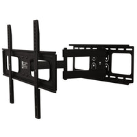 RCA Full Motion TV Wall Mount - 37" to 80" - Black-Low profile full motion design