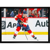 Matthew Tkachuk Panthers - Framed Canvas - 31" x 22"-Premium canvas print with gallery-wrapped edges