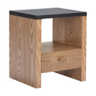 Zuo Natt Side Table - Black-Colour: Black