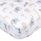 Gerber Childrenswear Knit Crib Sheet - Animals + Geo -It's the ideal addition to curate a cozy and delightful environment, ensuring your baby boy enjoys a comfortable and restful sleep