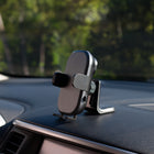 Mighty Mount Auto Scan Grip Cradle 15W Wireless Charger 2 in 1 Dash & Vent Mount-On/Off Functionality: Provides control over charging
