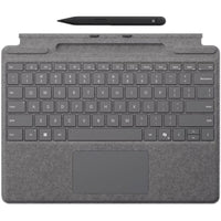 Microsoft Surface Pro Keyboard Copilot with Slim Pen - Platinum - Bilingual-For Surface Pro, 8, 9 & 10