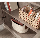 Sauder 5-Shelf Bookcase - Laurel Oak-Safety first: Wall anchor kit provided to help prevent tip-over accidents