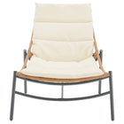 Manhattan Comfort Sunset Modern 3-Piece Patio Conversation Set - Cream-Home Assembly Required. All Hardware Included