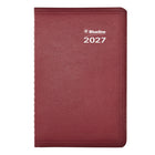 Blueline 2027 Net Zero Carbon Weekly Planner with Twin-Wire Binding - 8" x 5" - Assorted Colours - Bilingual-Ruled spaces for Staurday and Sunday