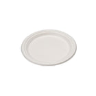 Eco-Packaging Compostable 9" Plate - Beige - 500 Pack-Made from 100% Renewable Resources - Sugarcane Pulp.