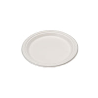 Eco-Packaging Compostable 9" Plate - Beige - 500 Pack-Made from 100% Renewable Resources - Sugarcane Pulp.