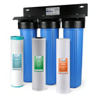 iSpring WGB32BM 3-Stage Whole House Water System with Sediment, Carbon Block, and Iron & Manganese Reducing Filter-Reduces up to 3.0 ppm iron and 1.0 ppm manganese, protecting your family and appliances