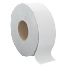 Globe Commercial JRT2000 Jumbo Roll Toilet Tissue - 1 Ply - White - 2000'/Pack - 12 Pack-Long-lasting rolls, reducing changeover frequency and maintenance