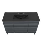 Modway Render 48" Single Sink Bathroom Vanity - Grey/Black-9