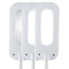 OttLite Flexible Soft Touch LED Desk Lamp - Clearsun - White-Convenient outlet to charge devices and power craft tools