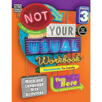 eBook: Carson Dellosa Publishing Not Your Usual Workbook - Grade 3-Out-of-the-ordinary puzzles, games, and brainteasers will intrigue students and hold their attention