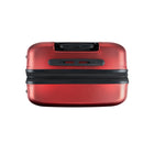 Bugatti 3-Piece Hardside Luggage Set - ABS - Red-Reinforced top handle on all models and Reinforced side handle