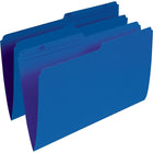 Staples Navy 1/2 Cut File Folders - Legal Size - 100 Pack-Legal-size file folders make information organization easy