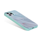 General Supply Goods + Co iPhone 12/12 Pro Hybrid Protective Case - Soap Suds Marble-Light blue