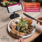ShoppingAll - Support De Smartphone En Aluminium, Support Ergonomique Pour Tablette/Lecteur Électronique - Noir-6