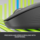 Logitech Signature M550 L Full Size Wireless Mouse - For Large Sized Hands - Graphite-The optimal fit for your hand: This comfortable full size mouse is designed for larger hands, for the optimal fit