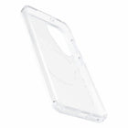 OtterBox Symmetry Clear Magnets Case for Samsung Galaxy S25 - Clear with Blue Tint-Built-in magnets align perfectly for up to 15W of Fast Charge with Qi2 wireless chargers