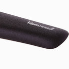 Fellowes Plush Touch Wrist Rest - Black-Non-skid backing keeps wrist support in place