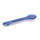 Sully - Ménagère 3 pièces en acier inoxydable avec étui - Bleu-Lot de 3 avec étui