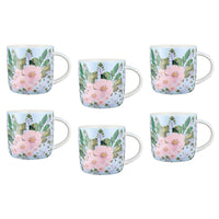 Maxwell & Williams Bouquet Mug - 480 ml - Blue - 6 Pack-Dishwasher Safe