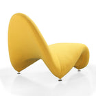 Manhattan Comfort MoMa 32.3" Modern Wool Blend Upholstered Accent Chair - Yellow-Fully Padded High Density Foam Filled Surface for Complete Comfort