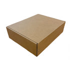 Reliabag Self Seal Corrugated Literature Mailer Boxes - 14.25" L x 11.25" W x 4" H - Kraft - 40 Pack-Self sealing, corrugated kraft