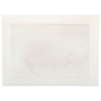 JAM Paper 9 x 12 Booklet Window Display Envelopes, White, 100 Pack (0223932B)-Size: 9" x 12"