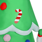 HOMCOM 7' Inflatable Christmas Tree with Santa Claus Decoration-Type: Inflatable Christmas tree combined with Santa Claus, snowman and gift box 