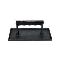 Razor Rectangle Cast Iron Meat Press-Durable cast iron construction