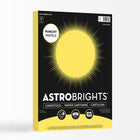 Astrobrights 65lb Cover Paper - 8.5" W x 11" H - Lively Lemon - 100 Sheets (91785)-Basis Weight: 65 lb./176 gsm